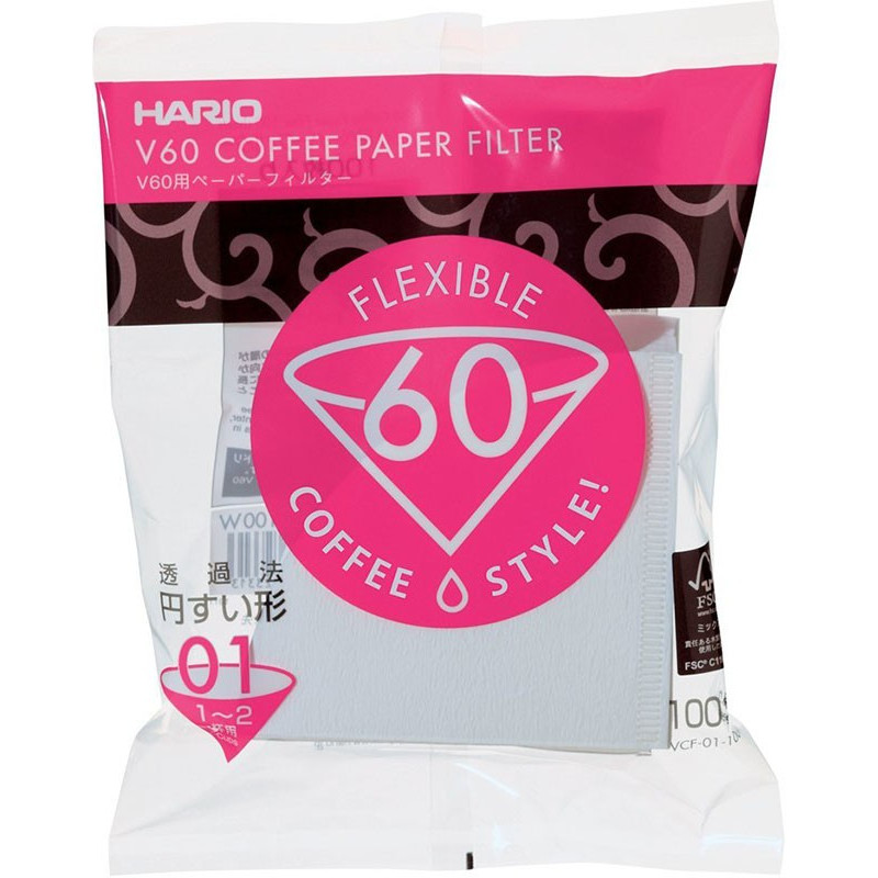 Hario filtry V60-01 100 ks