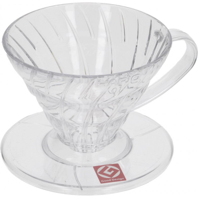 Hario dripper V60-01 plastový transparentní