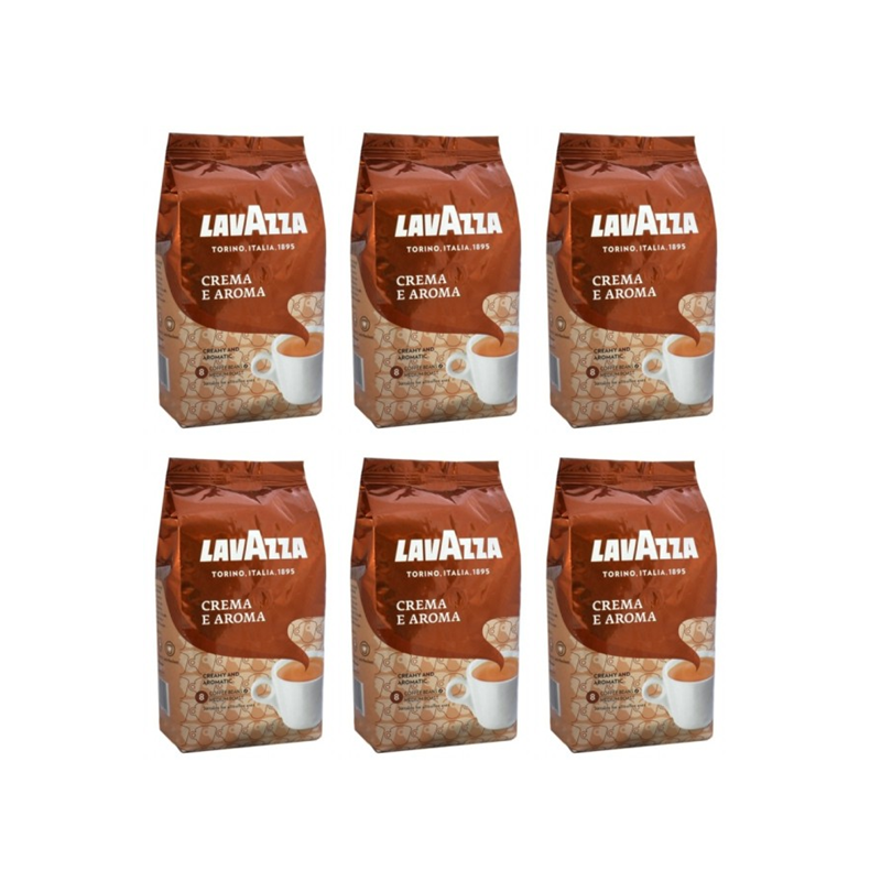 Lavazza Caffé Crema e Aroma zrnková 6 x 1 kg