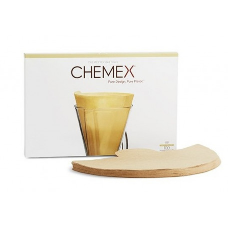 Chemex filtre na 1 až 3 šálky nebílené 100ks