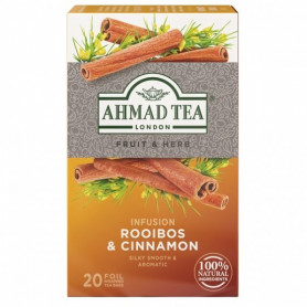 Ahmad Tea bylinný čaj rooibos a skořice 20 x 1,5 g