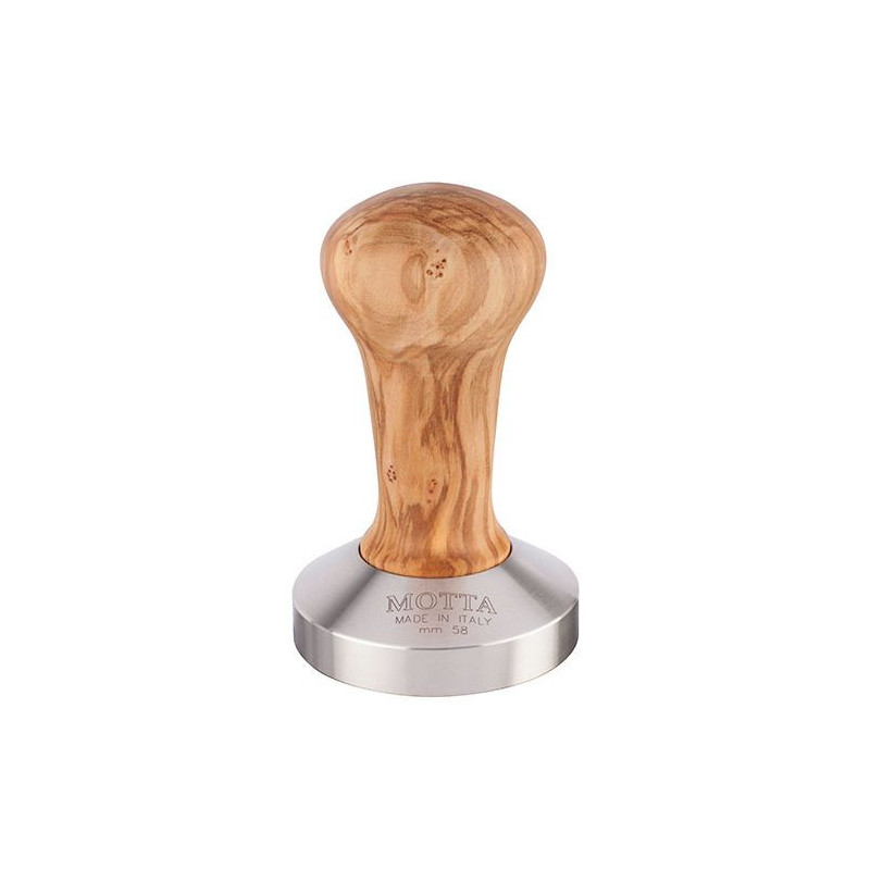 Motta tamper 58 mm olivové dřevo