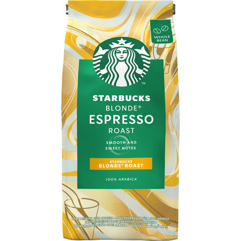 Starbucks blonde roast 100 % arabika 450 g zrnková káva