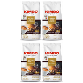 Kimbo Aroma Gold zrnková káva 4x1 kg