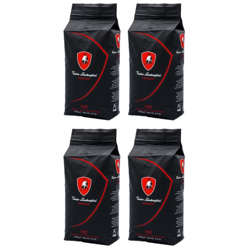 Tonino Lamborghini Espresso Red zrnková káva 4x1 kg