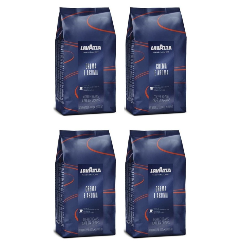 Lavazza Crema e Aroma espresso Blue zrnková káva 4x1 kg