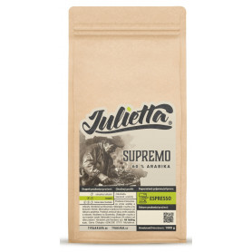 Julietta Supremo čerstvě pražená zrnková káva 1 kg