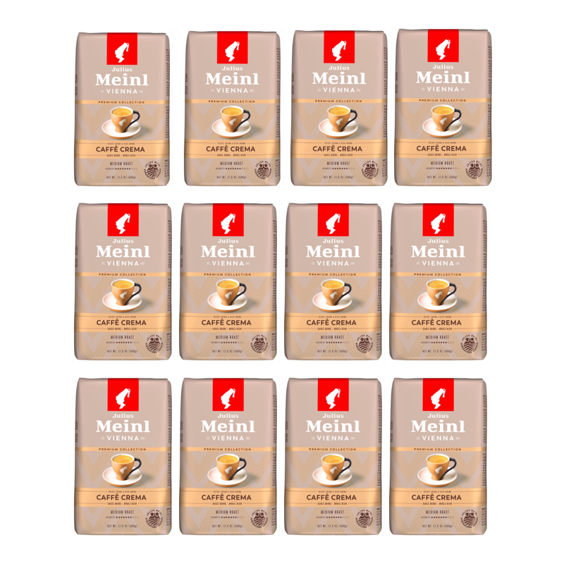 Julius Meinl Premium Collection Cafe Crema zrnková káva 12x1 kg