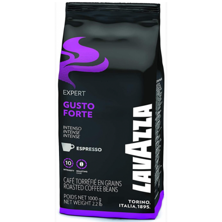 Lavazza Expert Gusto Forte zrnková káva 1 kg, balení 100% Robusta