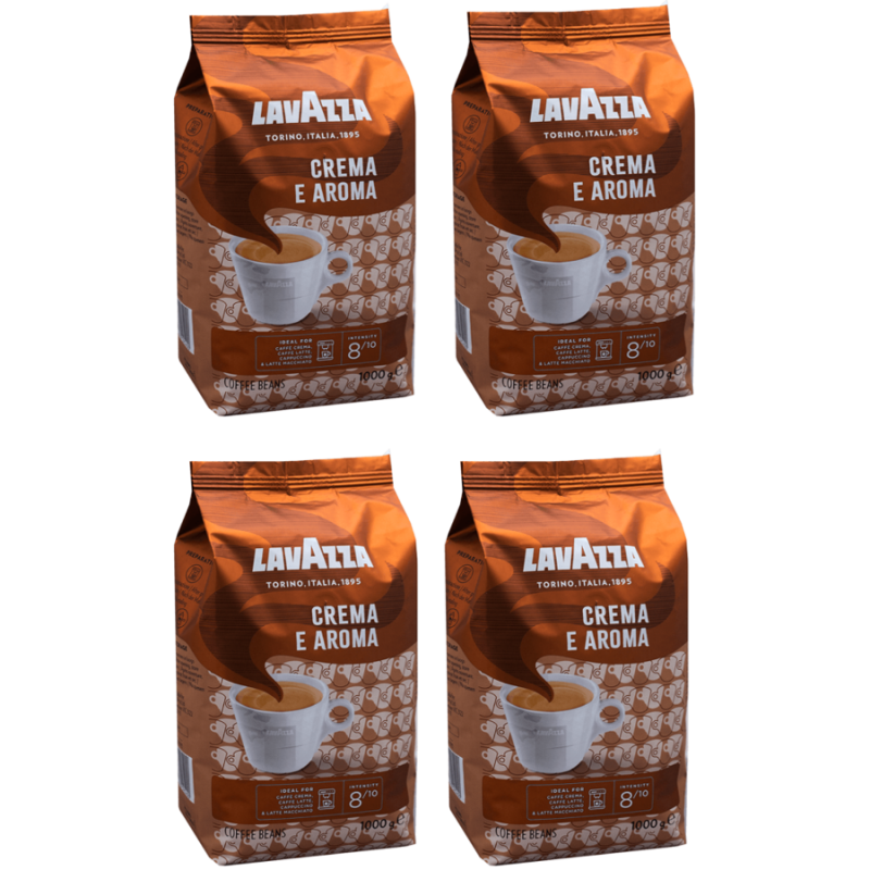 Lavazza Caffé Crema e Aroma zrnková 4 x 1 kg