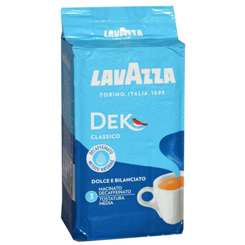 Lavazza Dek 250 g mletá káva