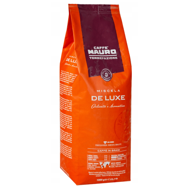 Mauro caffé De Luxe zrnková káva 1 kg