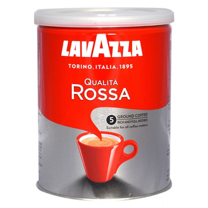 Lavazza Qualita Rossa dóza mletá káva 250 g