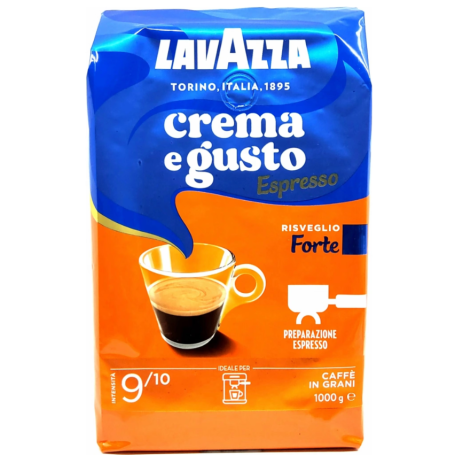 Lavazza Espresso Crema e Gusto Forte zrnková káva 1 kg