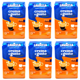 Lavazza Espresso Crema e Gusto Forte zrnková káva 6 x 1 kg