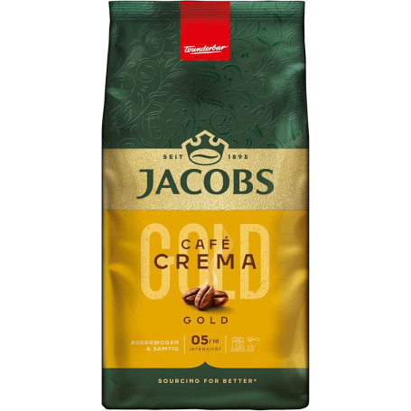 Jacobs Crema Gold zrnková káva 1 kg