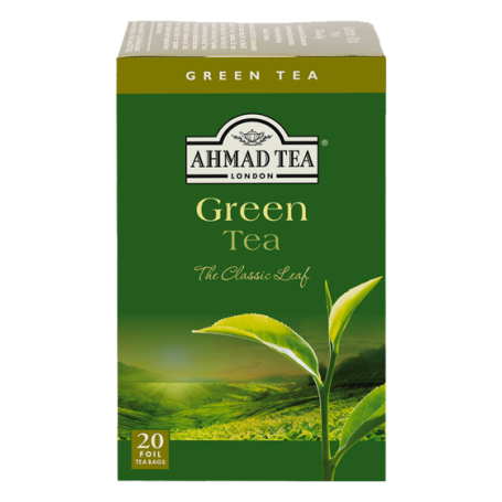 Ahmad Tea Green Tea - 20 x 2 g | Lahodný zelený čaj s květinovou vůní