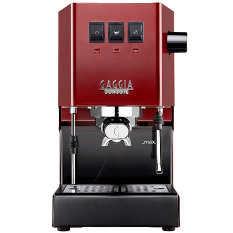 Gaggia New Classic Plus Evo červený - prémiový pákový kávovar pro dokonalou domácí přípravu espressa