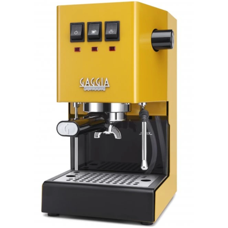 Gaggia New Classic Plus Evo žlutý - prémiový pákový kávovar pro dokonalou domácí přípravu espressa