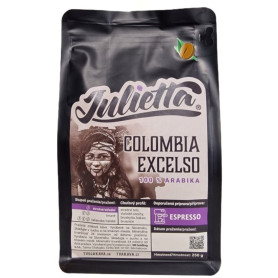 Julietta Colombia Excelso čerstvě pražená zrnková káva 250 g