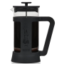 Bialetti French Press Smart – černý, 1 l, konvička plná kávy