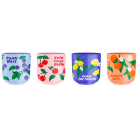 Bialetti Fruit Vibes: Sada 4 espresso šálků (90 ml)