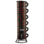 Bialetti Stranger Things keramické espresso šálky 80 ml – set 6 ks s kovovým stojanem