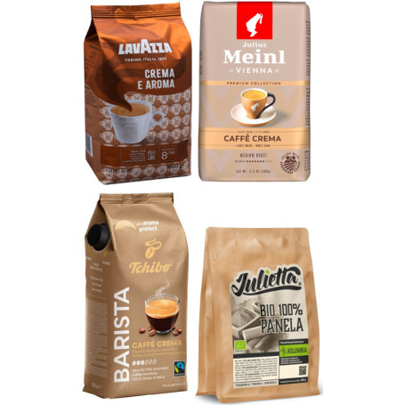 Crema Zážitek 3 kg zrnková káva a BIO Panela Julietta zdarma
