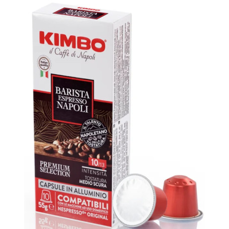 Kimbo Barista Napoli kapsle pro Nespresso 10 ks nové hliníkové balení