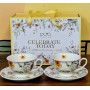 PANSY Royal Flowers dárková sada 2 šálků 250 ml