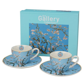 Mandlový květ espresso šálky s podšálky Vincent van Gogh