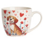 Porcelánový šálek 460 ml s motivem psa