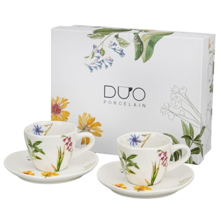 Barvy přírody espresso šálky s podšálky 2 ks 80 ml