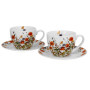 Wild Bird cappuccino šálky New Bone China