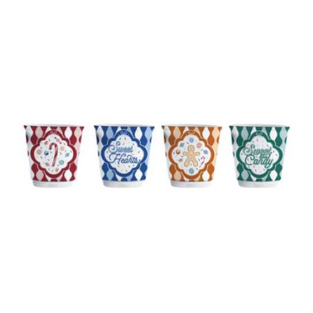 Bialetti Candyland šálky 4 ks 80 ml