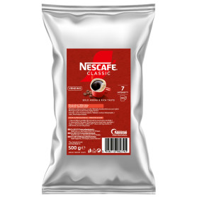 Nescafé Classic 500 g – instantní káva v balení vhodném pro domácnost i automaty, 100% přírodní složení