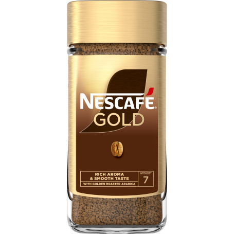 Nescafé Gold 200 g – prémiové skleněné balení s hermetickým uzávěrem