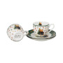 Duo Teddy Noel šálky New Bone China s vánočním motivem