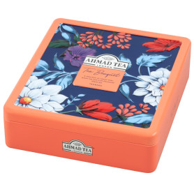 Ahmad Tea Tea Bouquet Caddy 32 sáčků – dárková kovová dóza