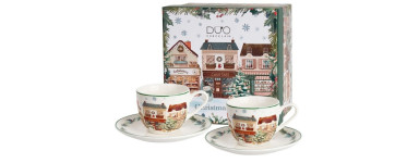Vánoční šálky a hrnky Duo – porcelánové šálky